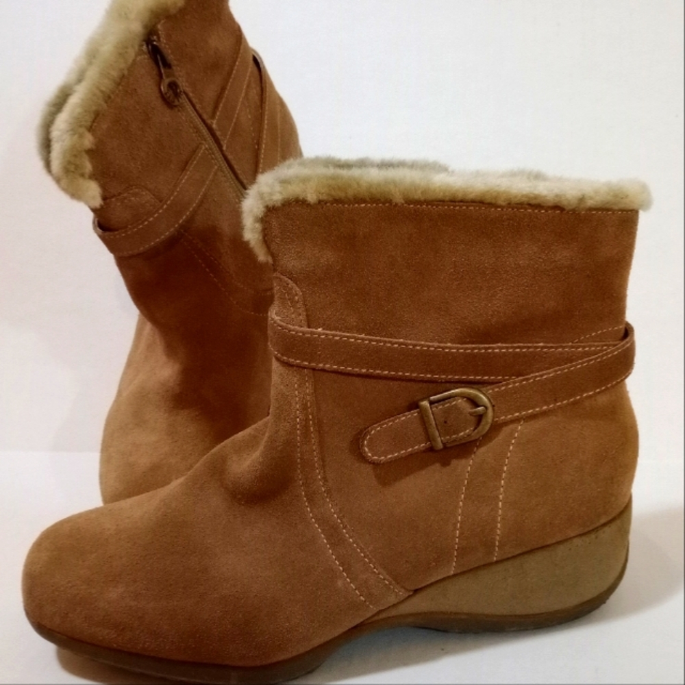 SPORTO‎ Short Leather Boots Sz. 11 Brown